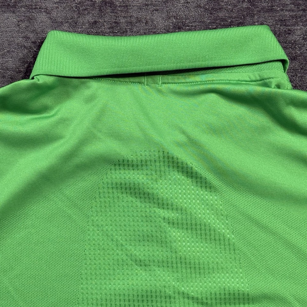 Nike Golf Dri-Fit Mens Polo Shirt Green Performance Stretch 400769-376 L - Picture 10 of 11
